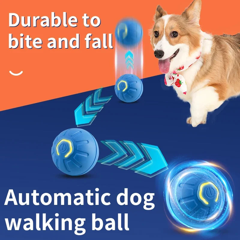 Automatic Rolling Dog Toy - Interactive Fun & Mental Stimulation