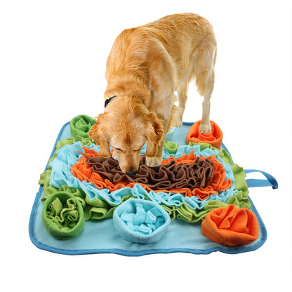 Interactive Dog Snuffle Mat – Slow Feeder & Mental Enrichment Toy