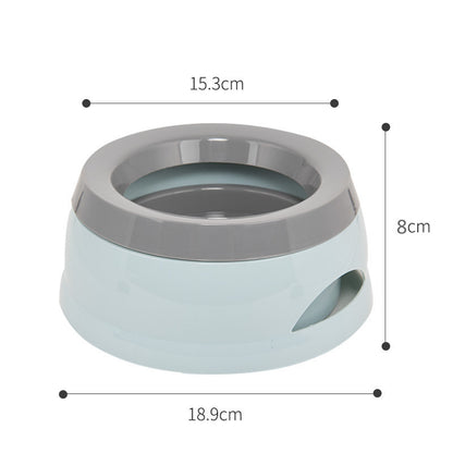 No-Spill Dog Water Bowl - Travel-Friendly Splash-Resistant Design