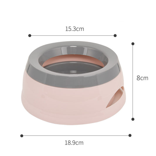 No-Spill Dog Water Bowl - Travel-Friendly Splash-Resistant Design