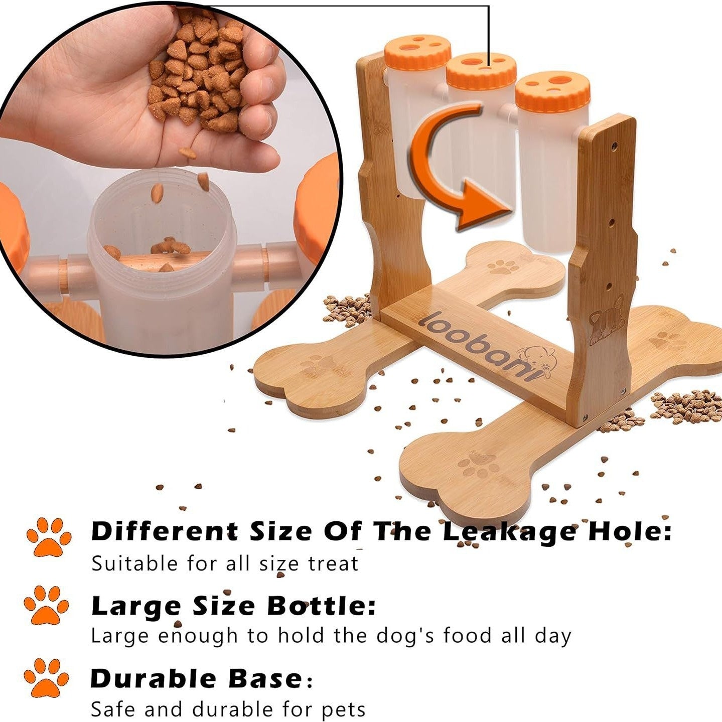 Interactive Dog Puzzle Feeder Toy