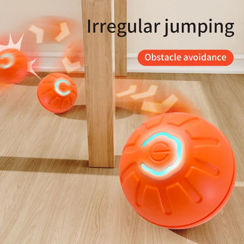 Automatic Rolling Dog Toy - Interactive Fun & Mental Stimulation
