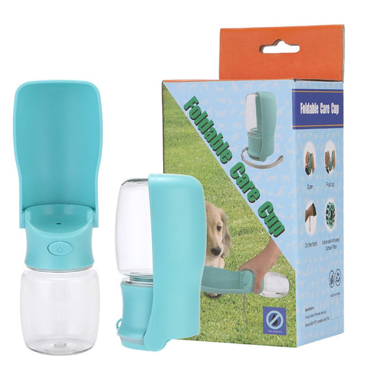 Dog Travel Water Bottle - Portable Hydration Bottle With Bowl