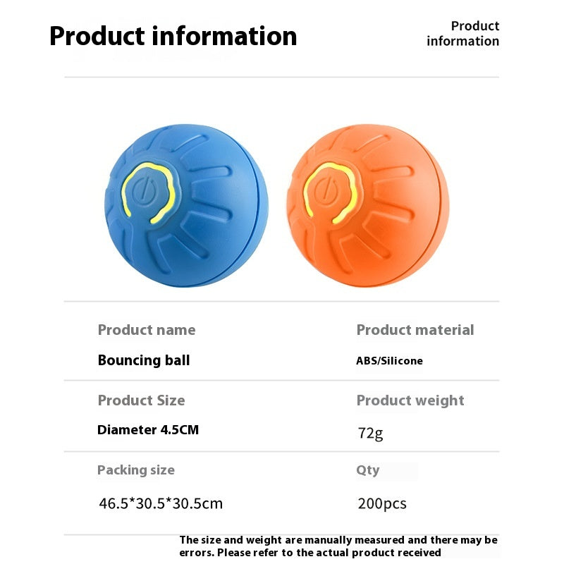 Automatic Rolling Dog Toy - Interactive Fun & Mental Stimulation